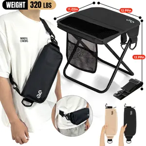 【Camdoor】Mountaineering and Hiking portable Stool, Chest bag, waist bag, 1.5 lbs ultra light,Hold Up to 500 LBS,foldable Stool with Carry Bag,   Beach, Picnic, Camping, Queuing, Camping equipment，Gift for Him