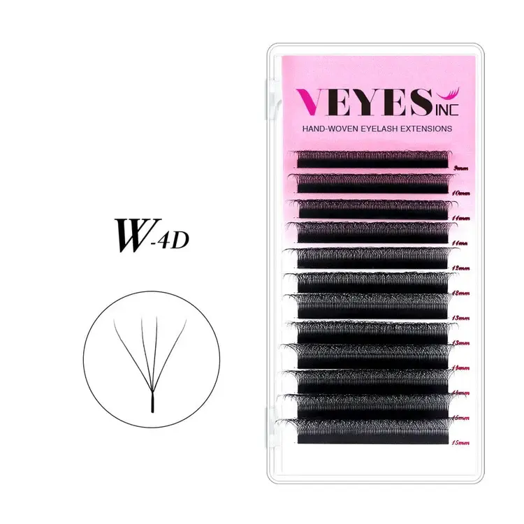 VEYES INC 4D 5D 6D W Shape Lashes Extension