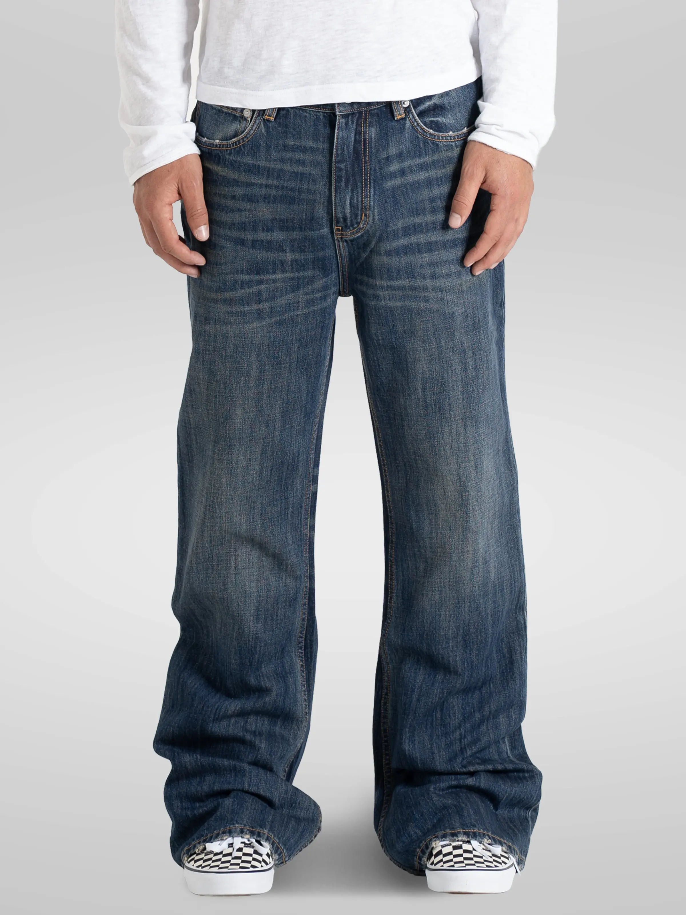 'Omen' Dark Washed Bootcut Denim 'Omen' Dark Washed Bootcut Denim