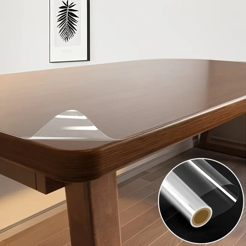 1 Roll Self-Adhesive Antiscratch PET Wall Protective Film, Durable Waterproof Transparent Home Decor Sticker for Bedroom, Kitchen Furniture Protection