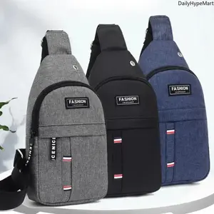 Unisex Nylon Belt Bag, Waterproof Adjustable Strap for Outdoor Travel
