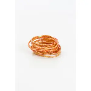 BECASA - Beach Bangles - Sunny Orange