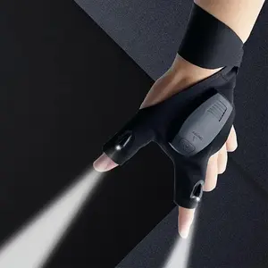 Night Fishing LED Light Up Gloves - Emergency Repair Gloves with Finger Lights, Suitable for Men & Women