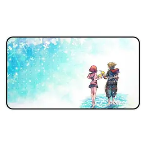 Sora and Kairi Kingdom Hearts Mousepad • ARPG Gaming Desk Mat1