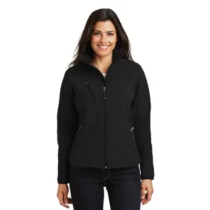 Port Authority® Ladies Textured Soft Shell Jacket. L705