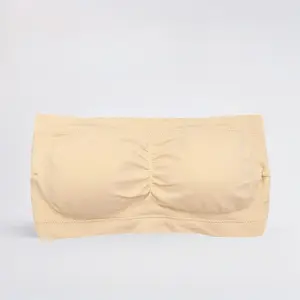 Truekind Convertible Strapless Bandeau Bra with Wireless Comfort, Anti-Slip Grip & Removable Straps Fit Outfits