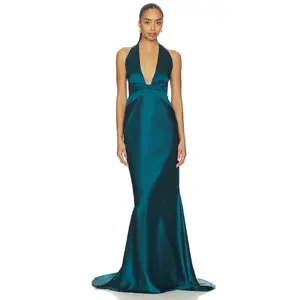 Nookie Scarlet Plunge Gown in Dark Teal