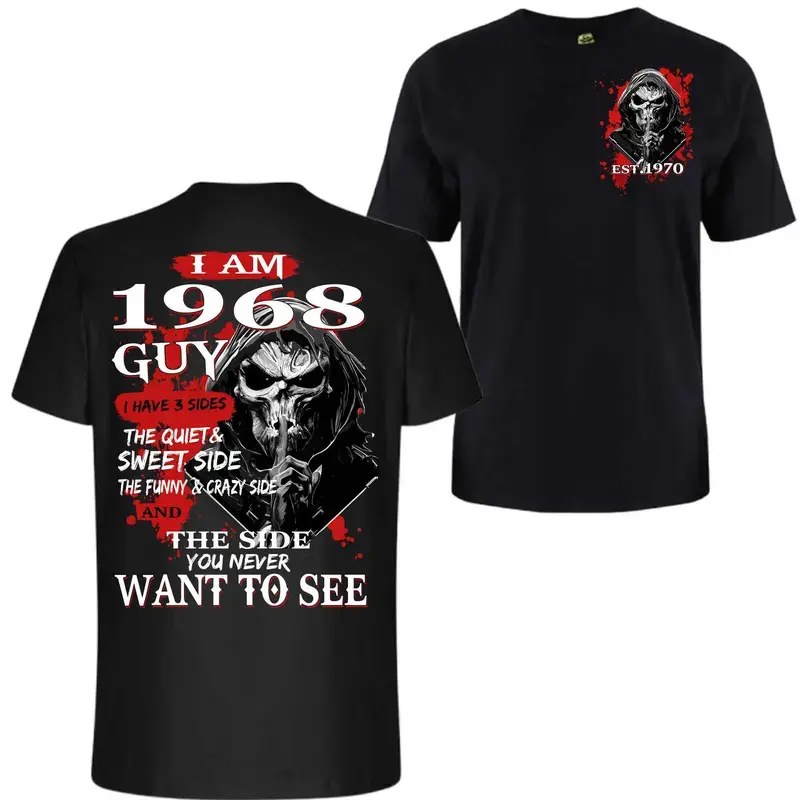 Personalized Year 1965–1980 Generation X Skull T-Shirt,