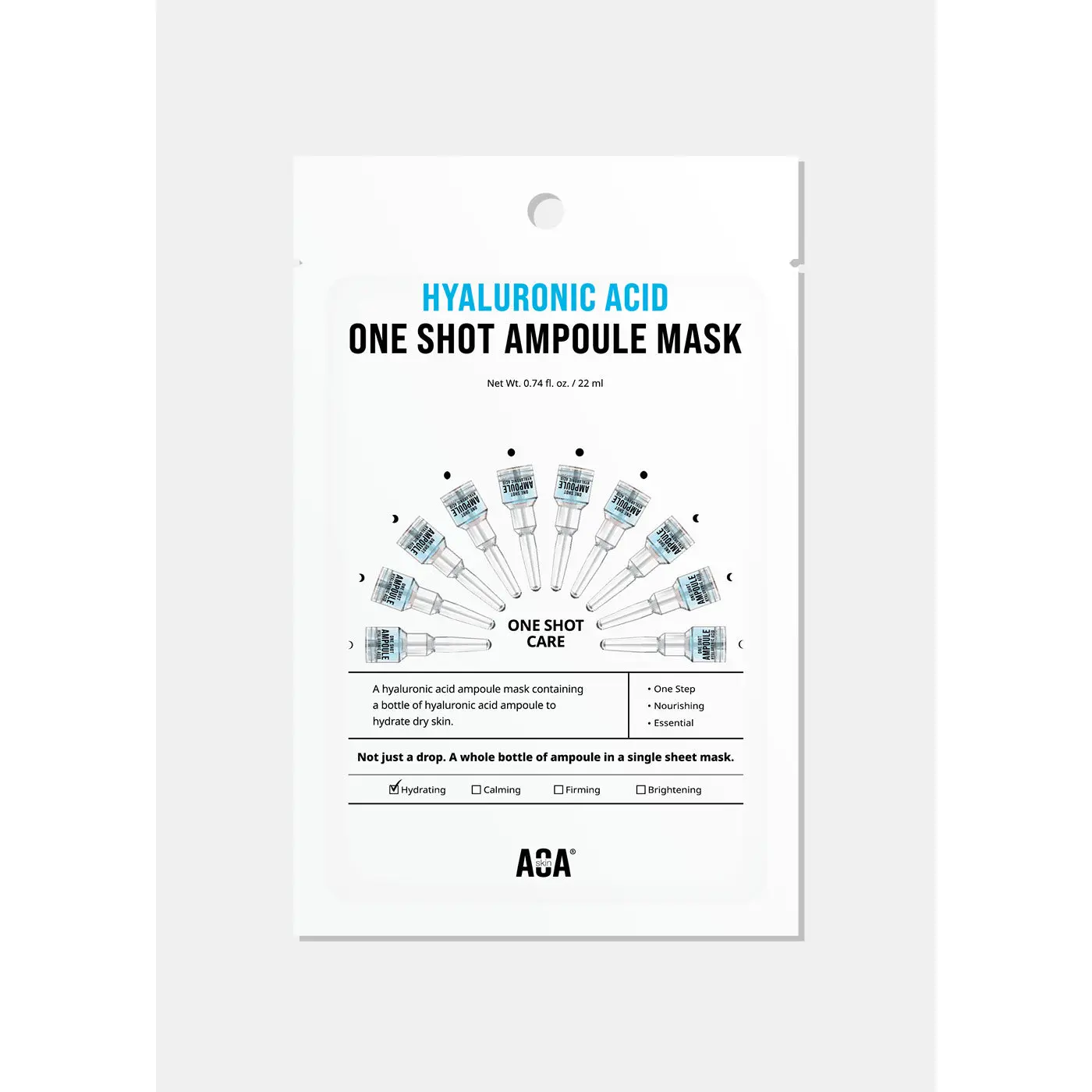 AOA Skin Hyaluronic Acid One Shot Ampoule Mask