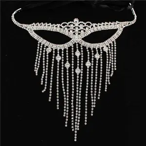 Cosmic Eclipse - Rhinestone Masquerade Mask