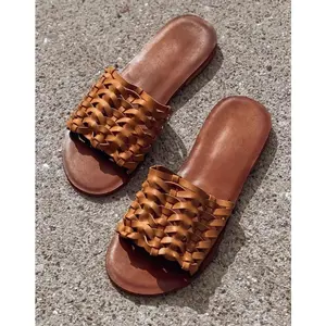 Camel leather sandal  (final sale)