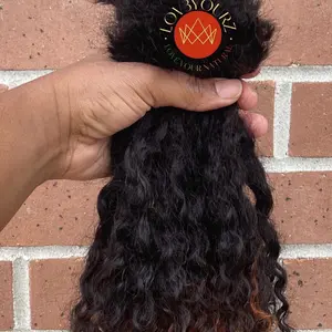 Lov3yourz + curly + locs + extensions + 12-14 inches