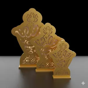 3 Wooden Lanterns Big Medium and Small for Home Decor and Festive Use