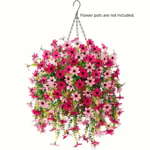 Realistic Artificial Flower Decorations, Durable Plastic Flowers for Home & Garden, Wedding, Holiday, Seasonal Decoration