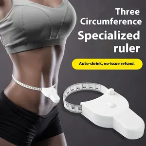 【Buy 1 Get 2】QuickLock Measure - One-Click Retractable Measuring Tape for Weight Loss & Fitness | Dual-Sided Inch/CM, Measures Waist, Hips, Arms, Legs Accurately