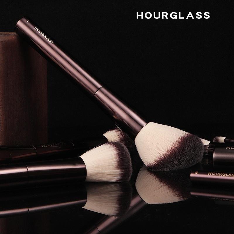 Hourglass Makeup Brush Set & Kit Include Powder Foundation Concealer Lip Blusher Bronzer Eyeshadow Eyeliner Highlight