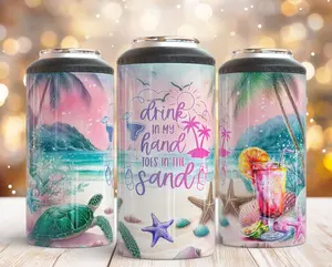 4 in 1 Can Cooler - Drink in my hand Stainless Steel Beverage Bottled