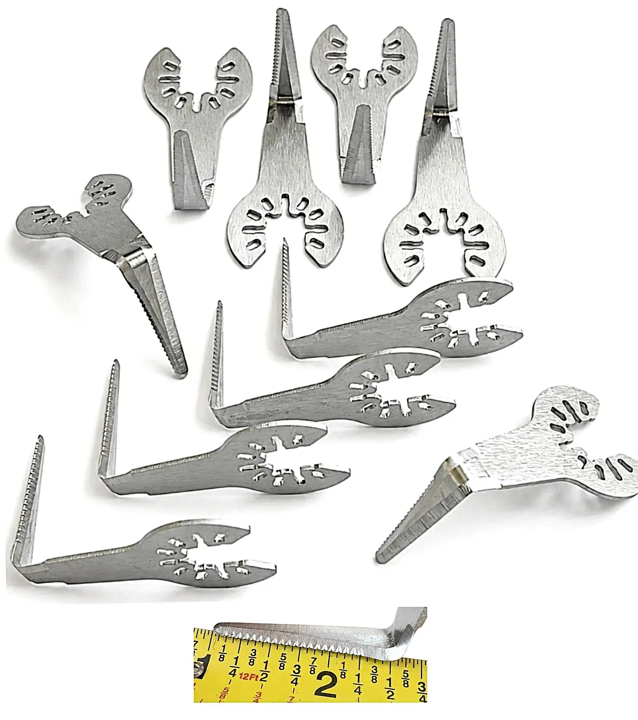 1.5" Multi-Tool Cold Knife Blade, Serrated Precision Windshield Removal Tool for Clean Auto Glass Cutting 10pk