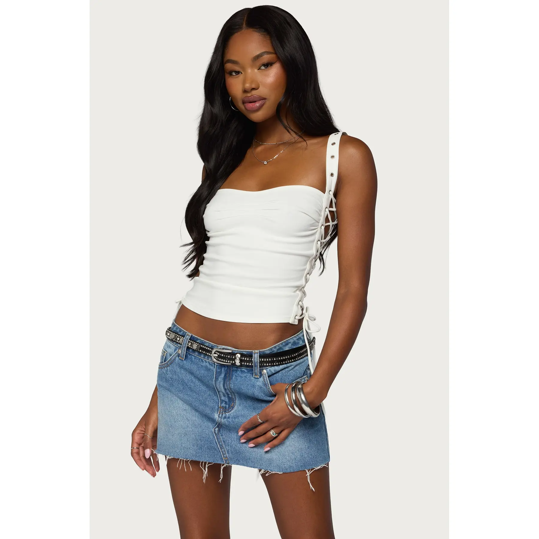 Adi Grommet Lace Up Corset