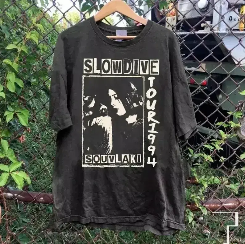 Vintage Slowdive T-Shirt, Slowdive Band Shirt, Slowdive Tour Concert Gift For Me