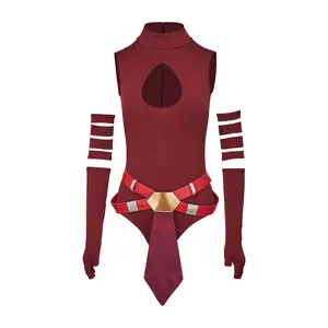 Cosplay Costume Ahsoka Tano Cosplay Jumpsuit Adult Halloween Bodysuit Womenswear Clothes Fitted