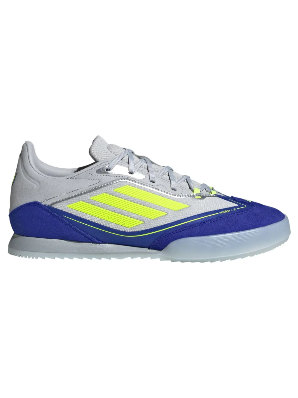 Adidas Men's Silver Metallic F50 Freestyle Messi Indoor Sport Sneakers - F50 Model Men's Shoes, Male Athletic Shoes, JH8830