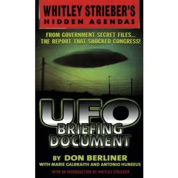 USED-UFO Briefing Document: The Best Available Evidence by Berliner, Don (Mass Market Paperback)