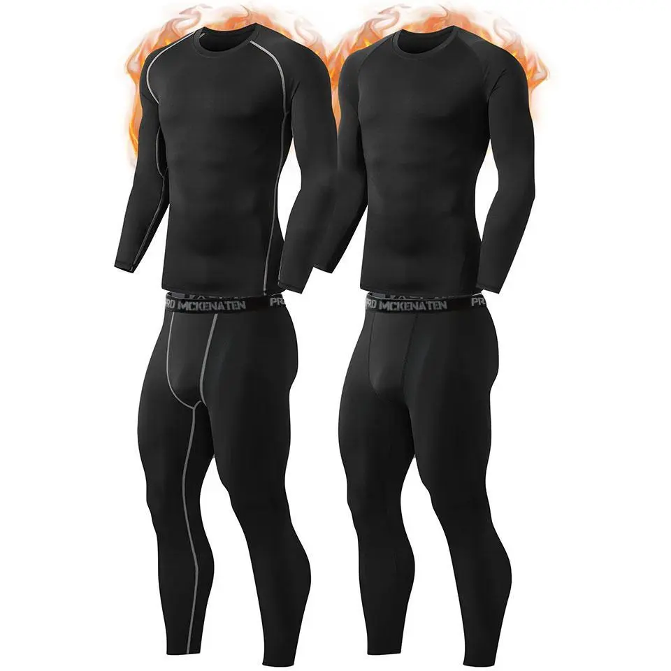 Compression Underwear Set for Cold Winter Weather with Hunting Gear Warm Cold-Proof Base Clothes, Long Johns, Lined, and Pants summerwins