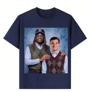 Ashton Jeanty & Fernando Mendoza Step Brothers Raiders Football T-Shirt