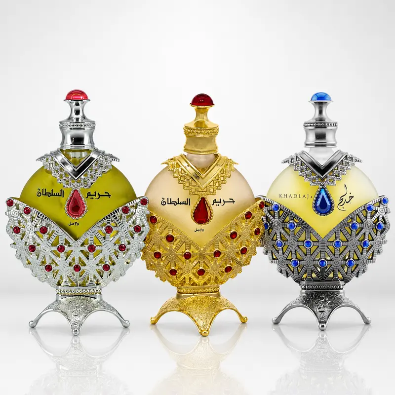 Hareem Al Sultan Gold 35ml Oil + Hareem Al Sultan Blue 35ml Oil + Hareem Al Sultan Silver 35ml Oil