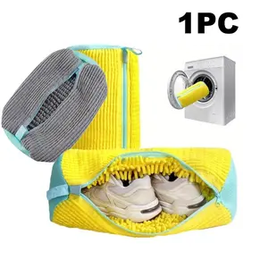 Reusable Durable Shoe Cleaning Bag, Anti-Deformation Polyester Shoe Covers, Multi-Purpose Washing Shoes Protector