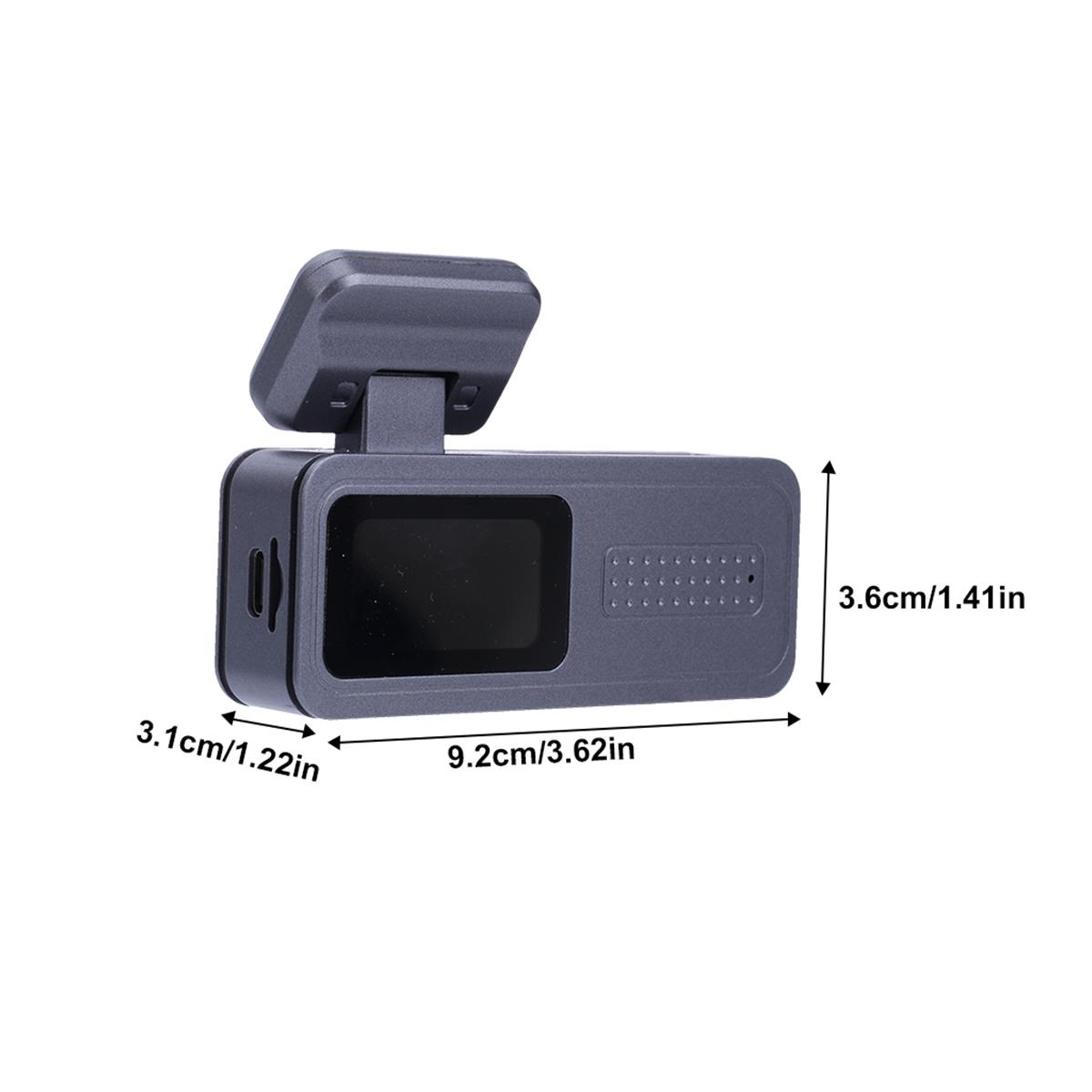 1080P WiFi Dash Cam Car Recorder, Loop Recording & G-Sensor Lock, Night Vision, 32GB Included, Compact Hidden Driving & Parking Camera