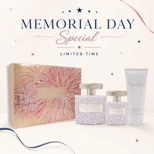 Bella Blanca by Oscar De La Renta for Women - 3 Pc Gift Set 3.4oz EDP Spray, 3.4oz Body Lotion, 1oz EDP Spray- White Floral Eau de Parfum & Body Lotion, Memorial Day Gidt