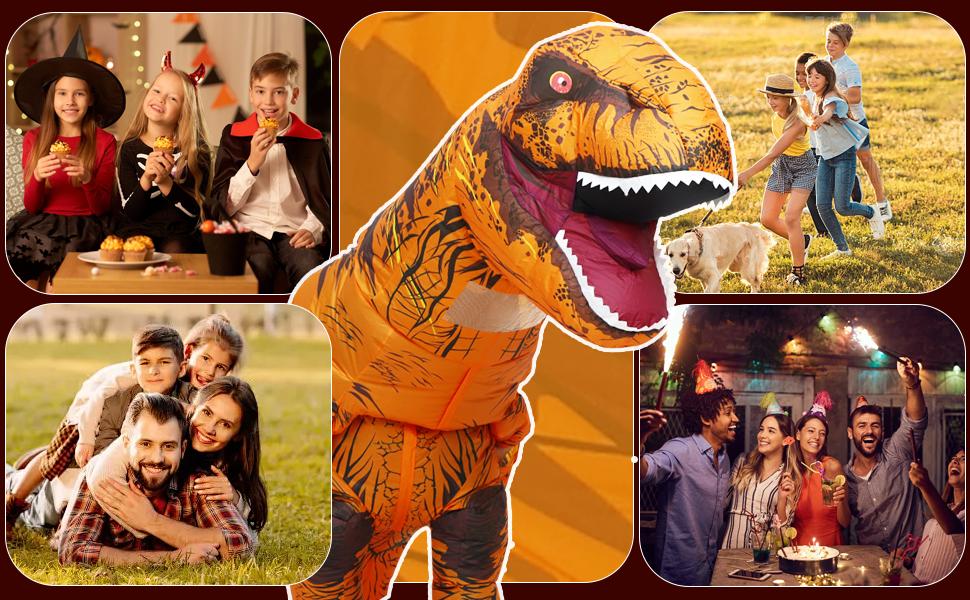 Inflatable Dinosaur Costume Adult Trex Costume Adult Blow up T-Rex Costume Halloween Costumes for Women Inflatable Dinosaur Costume Adult Trex Costume Adult Blow up T-Rex Costume Halloween Costumes for Women