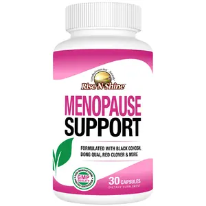 Menopause Support by Rise-N-Shine | Advanced Hormone Balance and Menopause Relief Formula | Helps with Hot Flashes, Night Sweats, Mood Swings, and Energy Levels