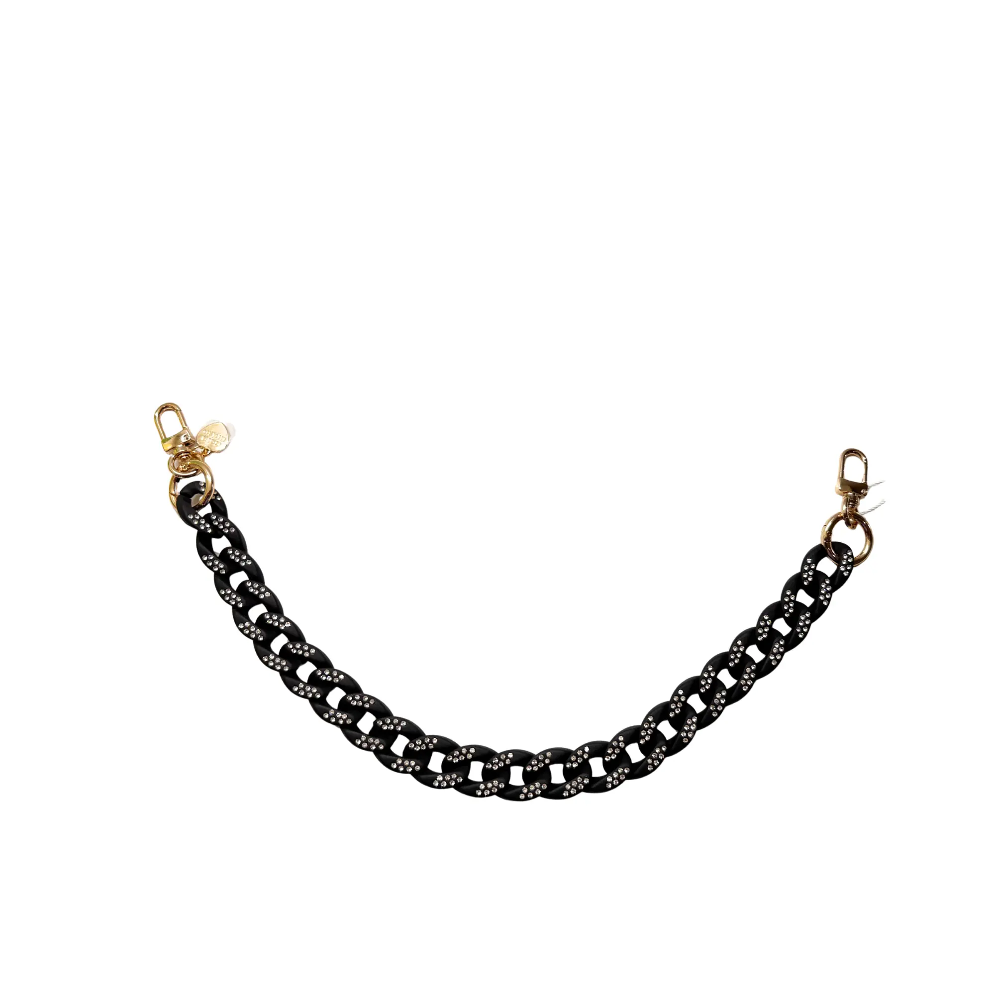 Matte Black Crystal Luxe