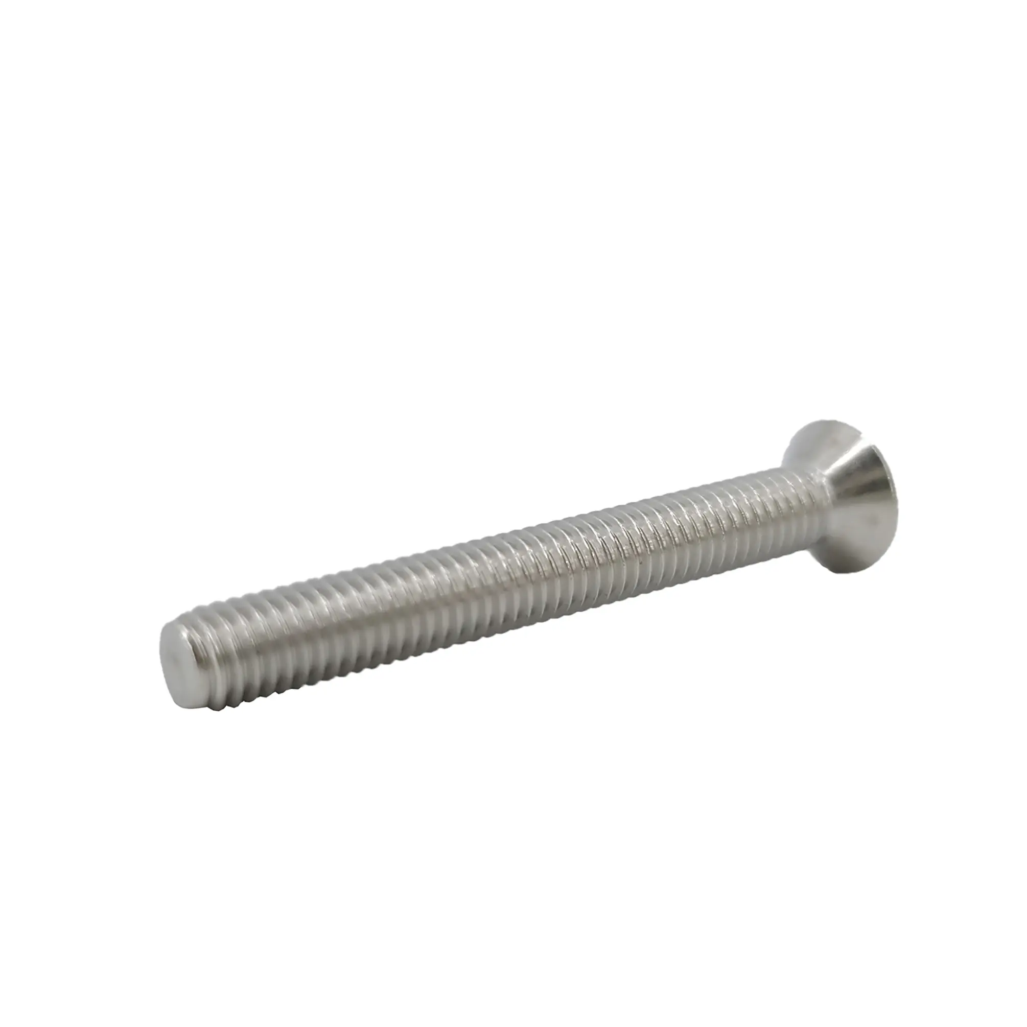 FixtureDisplays 25PK M6X50mm - Phillips Flat Head Machine Screw (Countersunk) Stainless Steel Nickel Plated Cross Recessed 302468-NF