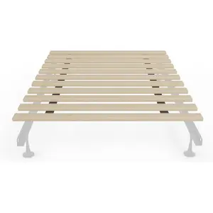 1-inch extra heavy-duty horizontal wooden bunkie board bed slats, Twin XL (39"), beige