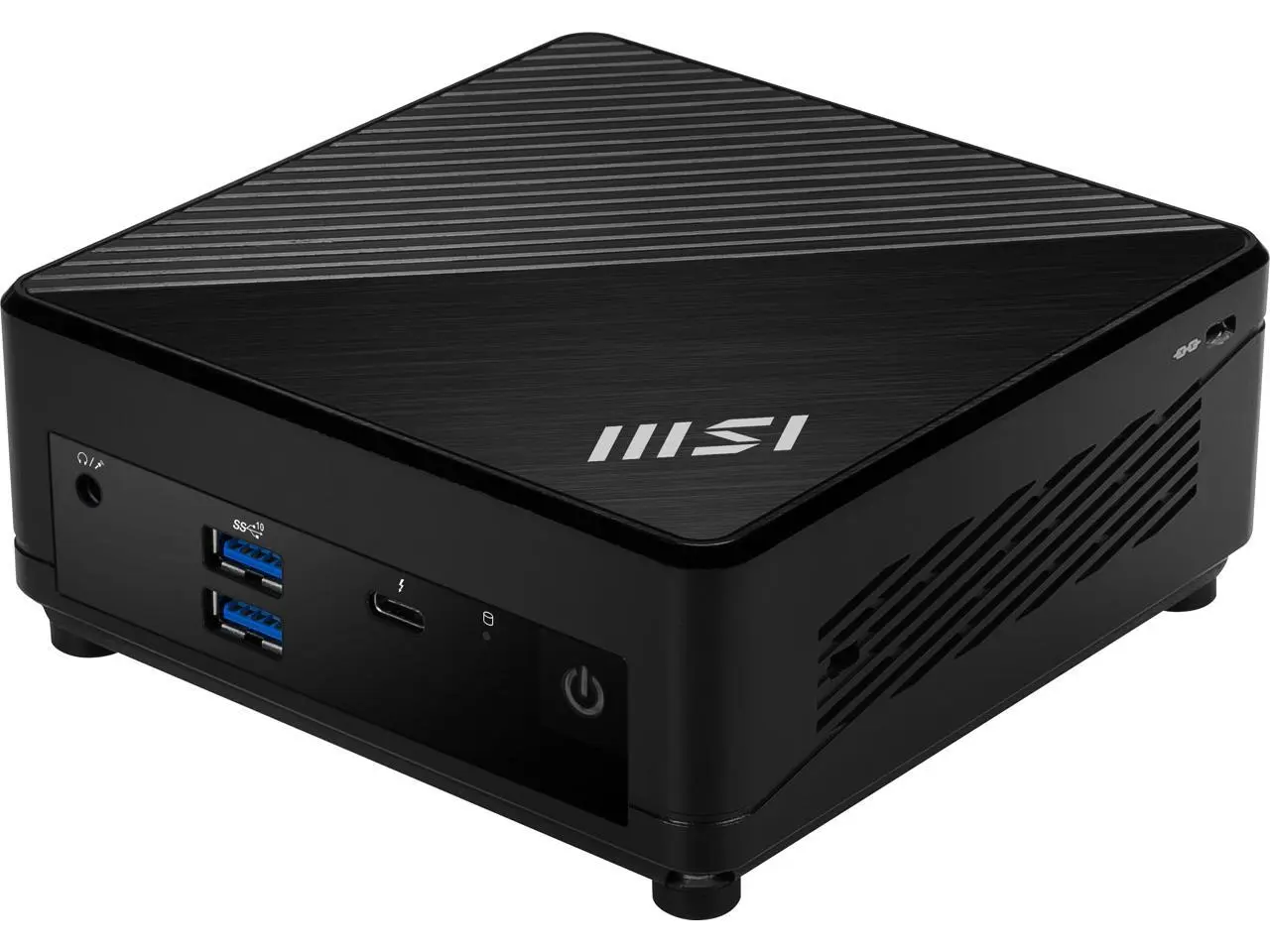 MSI Cubi 5 12M, NUC Mini PC, Intel Core i5-1235U, 16GB(8GB*2) Memory, 500GB SSD, WiFi 6, BT 5.3, Dual LAN, ThunderBOLT 4 Type C, Black, Windows 11 PRO with Pure OS/3Y Warranty(12M-445US)