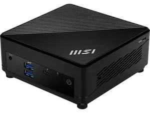 MSI Cubi 5 12M, NUC Mini PC, Intel Core i5-1235U, 16GB(8GB*2) Memory, 500GB SSD, WiFi 6, BT 5.3, Dual LAN, ThunderBOLT 4 Type C, Black, Windows 11 PRO with Pure OS/3Y Warranty(12M-445US)