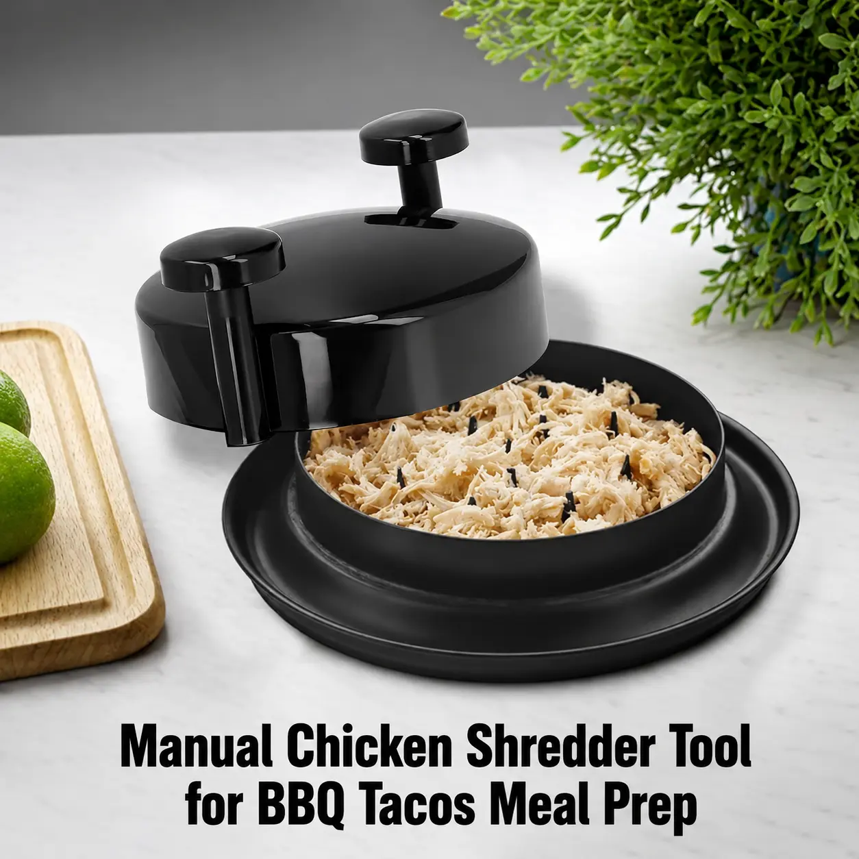 MIUVA Beef meat grinder  chicken chopping tool, meat grinder, with non-slip base, easy-to-grasp kitchen accessory, suitable for barbecuing, Mexican wraps and meal preparation.