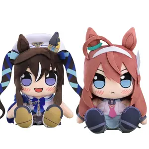New Uma Musume Pretty Derby Plush Doll Toy Cute Cartoon Soft Verno Light Oguri Cap Plush Dolls Game Periphery For Kid Gift