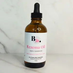by A'amia Skin Salvation Eczema Oil - Deeply Nourishing Natural Moisturizer with Grapeseed Avocado Jojoba Oils & Vitamin E for Dry Eczema Skin