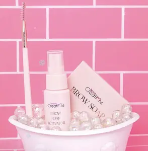 Beauty Creations Brow Soap PR Box - Eyebrow Set Makeup with Activator & Dual Ended Applicator for Defined Brows 9.8 oz