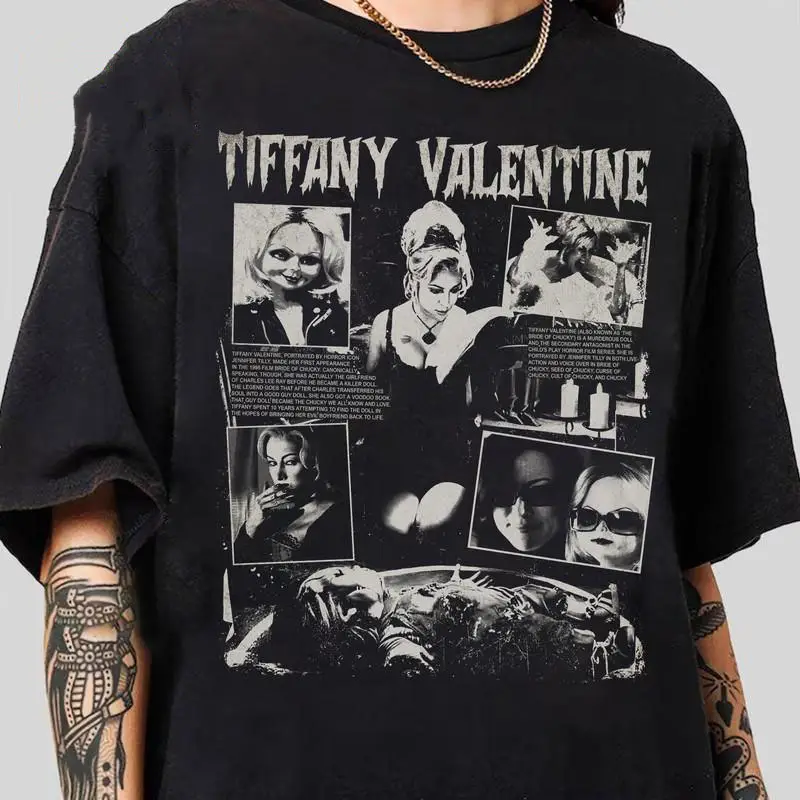 Tiffany Valentine Horror Character Shirt, Bridge Of Chucky, Halloween Movie Tee, Spooky Season 45846 16