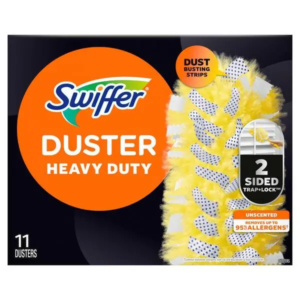 Swiffer Heavy-Duty Unscented Multi-Surface Microfiber Duster Refills (11-Count)