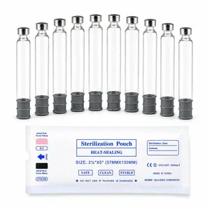 MODTECH 3mL Glass Pen Cartridge 3cc for V1 V2 Research Pens Steam Sterilized CE ISO 11607 Sealed 10 Pack