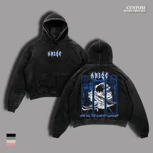 Solo Leveling Arise Sung Jinwoo T-Shirt & Hoodie – Vintage Washed Oversized Anime Graphic, Shadow Monarch Dark Fantasy Hunter Streetwear, “Are You the King of Humans?” Quote, Unisex Fan Gift