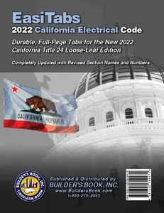 2022 California Electrical Code, Title 24 Part 3 Loose-Leaf EasiTabs