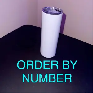 Order by Number 20oz Tumbler with Cup Lid Product Drinkware